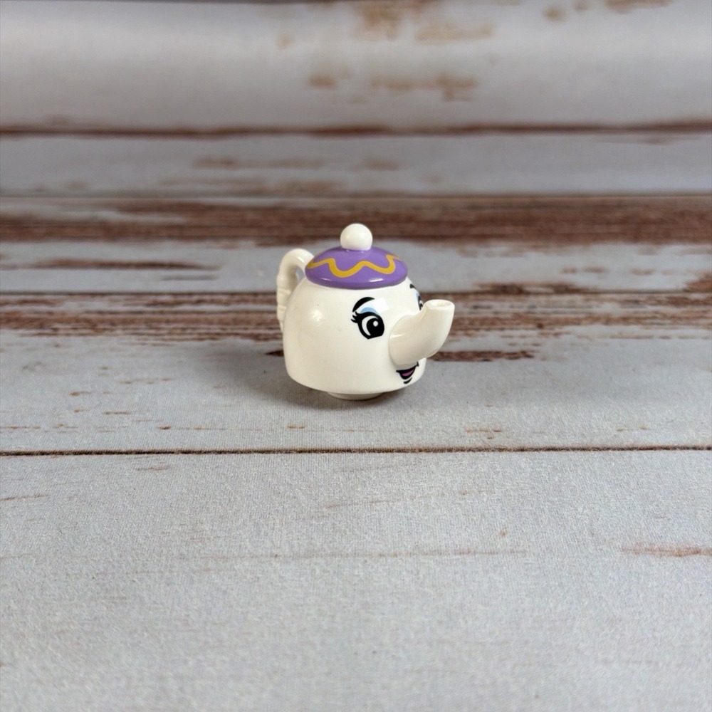 LEGO Duplo Disney Beauty & the Beast Mrs Potts Teapot White Purple